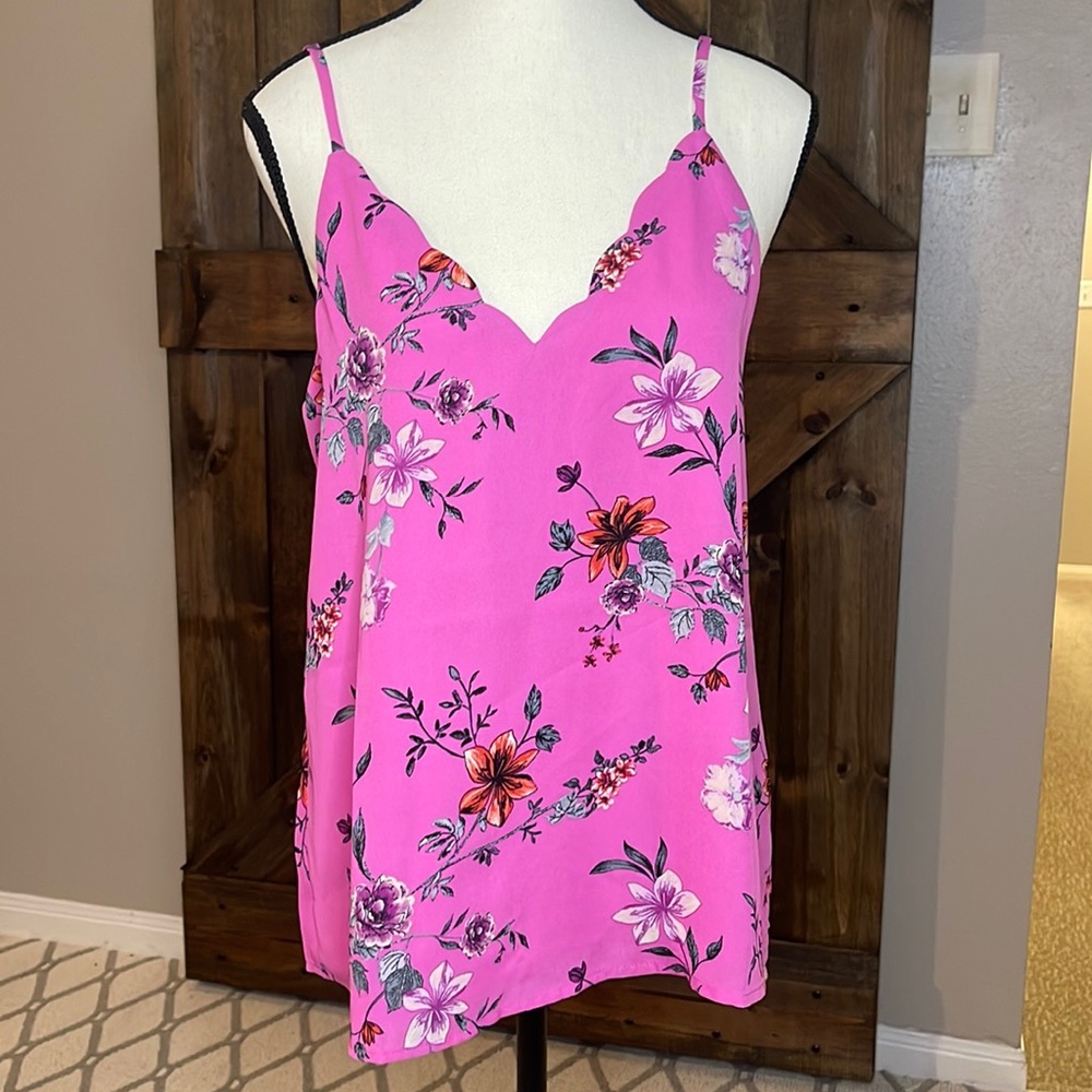 Pink Top with adjustable straps